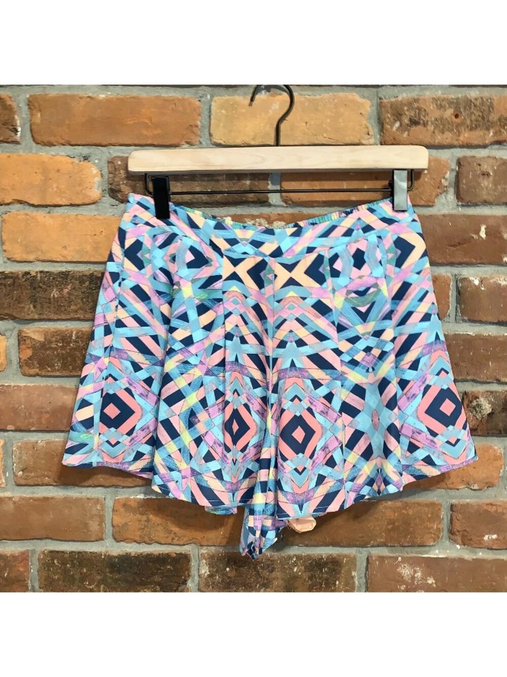 Lovers & Friends Womens Printed High Rise Multicolor Shorts Size Small